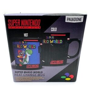 Super Nintendo Super Mario World Video Game Heat Changing Coffee Tea Mug New NIB